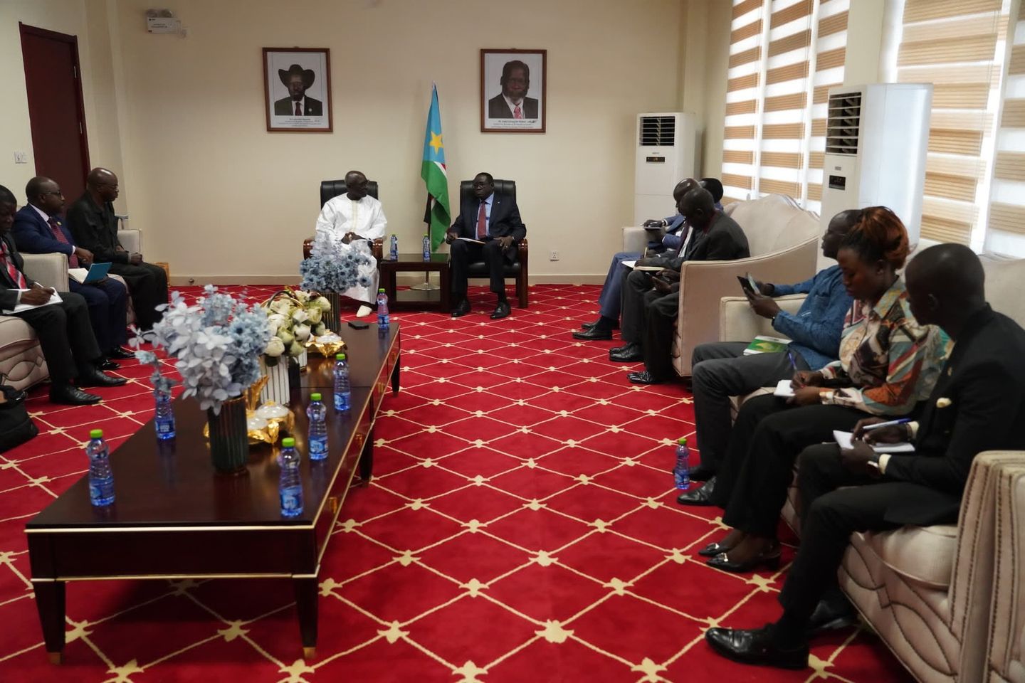 Hon. Undersecretary of the Ministry of Foreign Affairs and International Cooperation Meets with African Union Delegation Led by Special Envoy H.E Mr. Adama Dieng