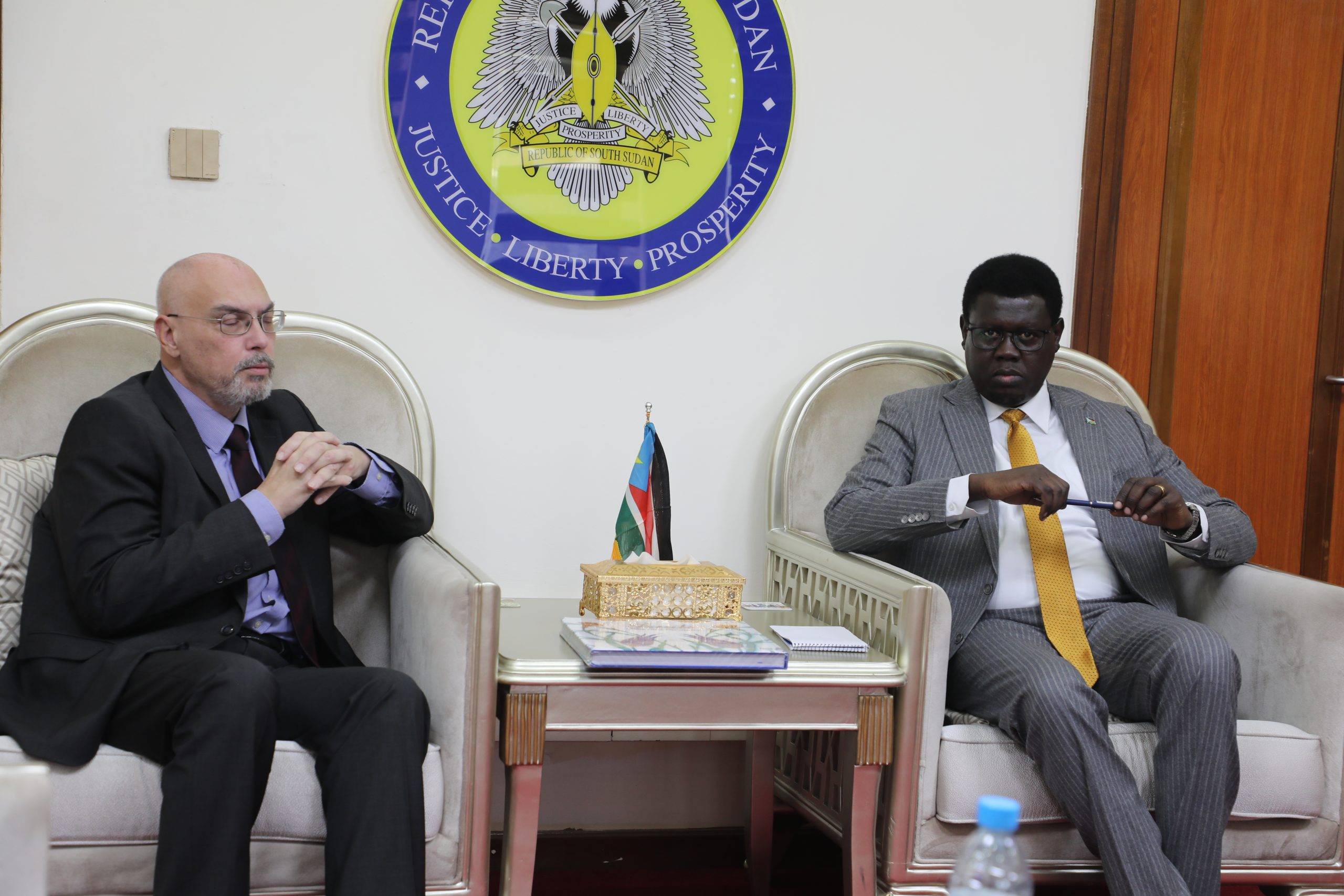 Deputy Minister Engages with the Ambassador of Türkiye to South Sudan